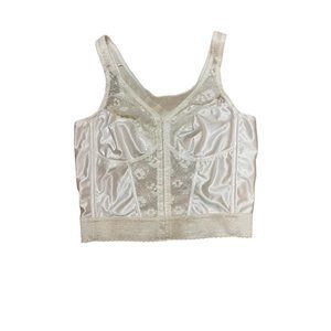 white lace corset 38B